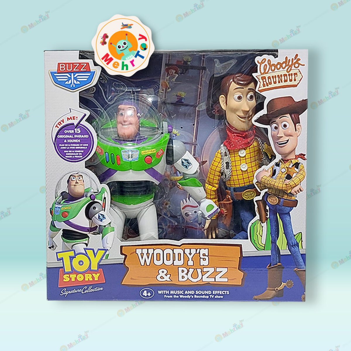 عروسک شخصیت وودی و بازلایتر (TOY STORY) کد 8113