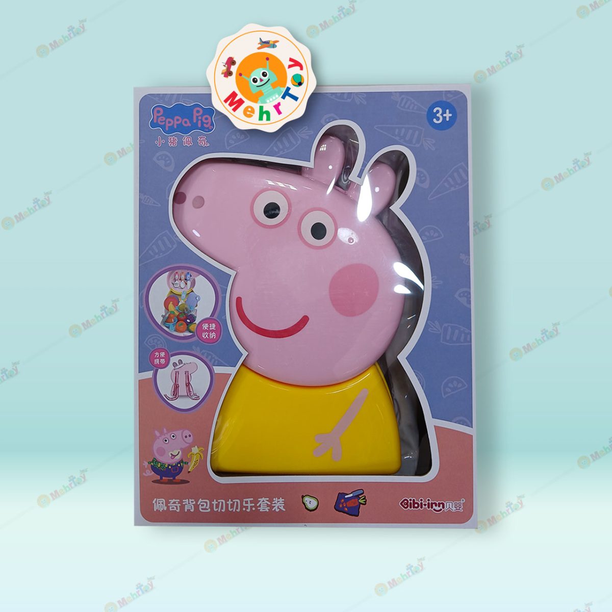 اسباب بازی کیف میوه برشی طرح خوک peppa pig