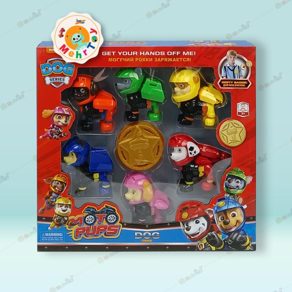 فیگور سگهای نگهبان 6 عددی سایز متوسط