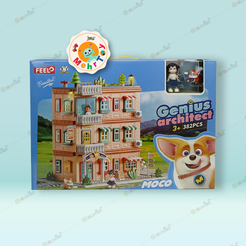 خانه عروسکی موکو 382 قطعه برندFEELO
