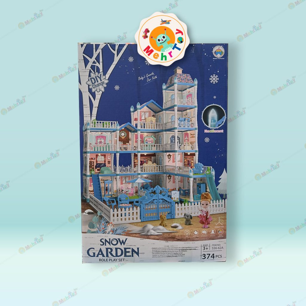 خانه عروسکی برفی 374 قطعه SNOW GARDEN