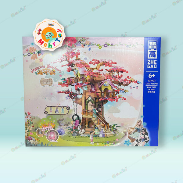 لگو ساختنی خانه درختی پرنسس 1240 قطعه PINK TREE HOUSE
