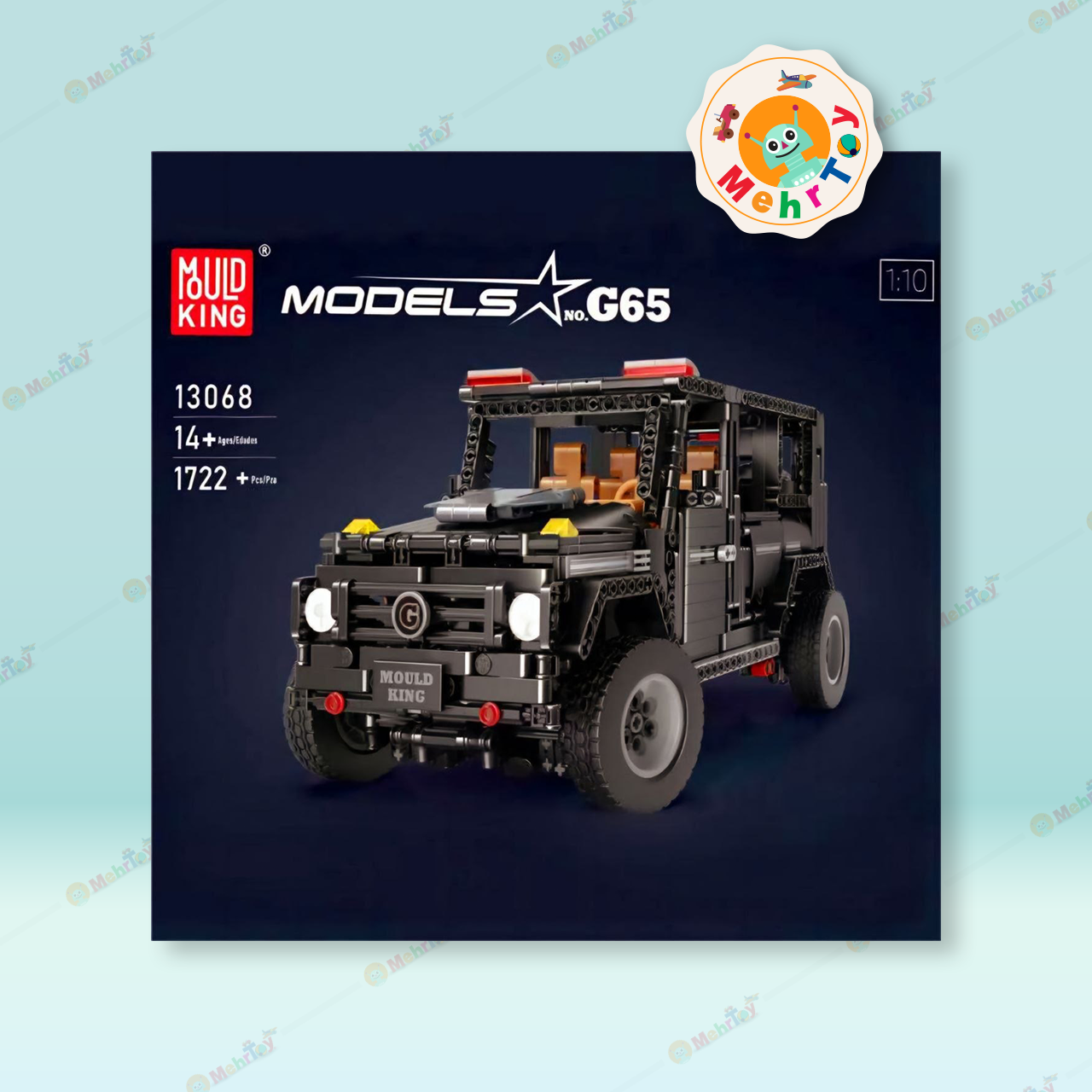 13068 لگو ساختنی ماشین بنز 1722 قطعه مدل G65