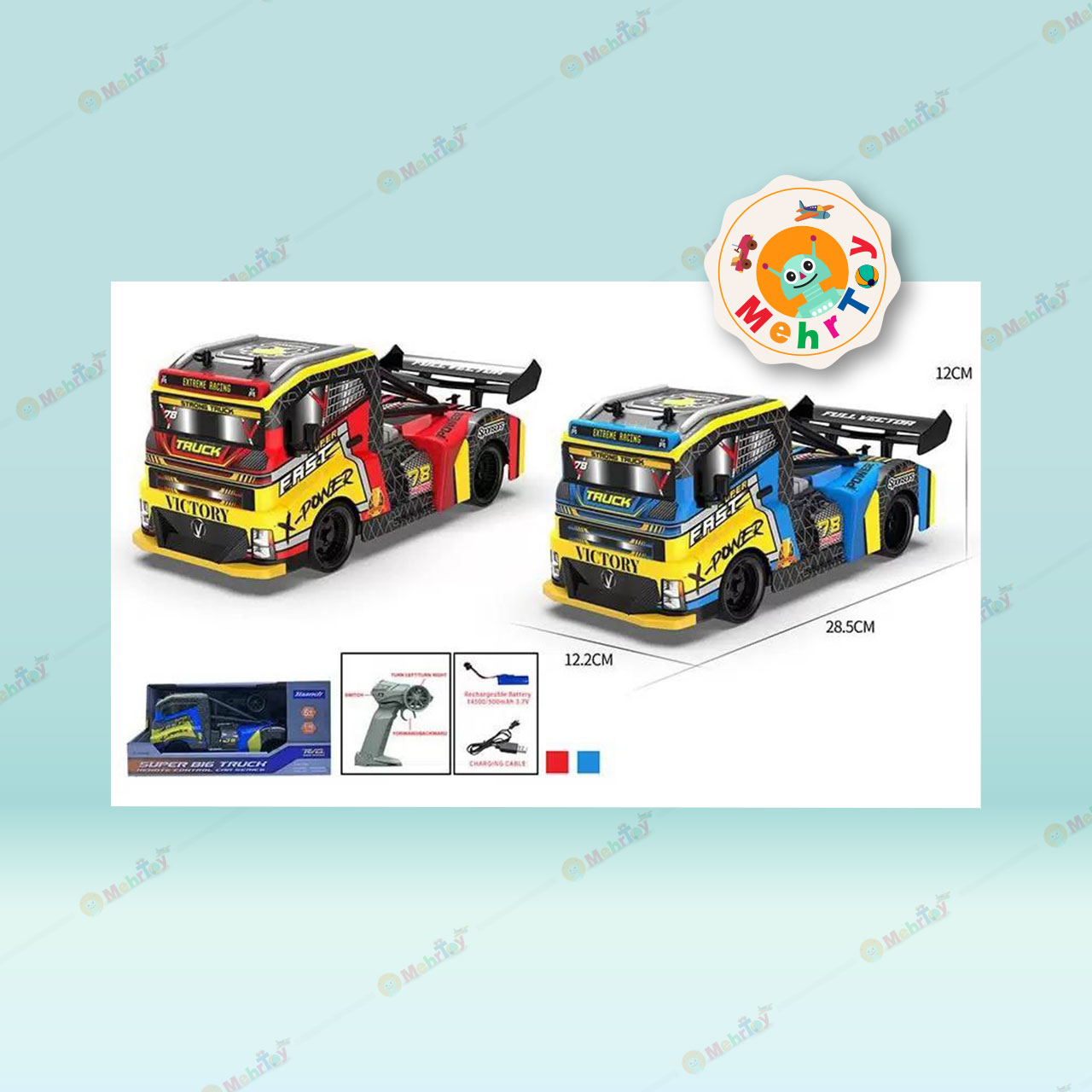 898-6521 ماشین کنترلی کامیون سرعتی کنترل حرفه ای