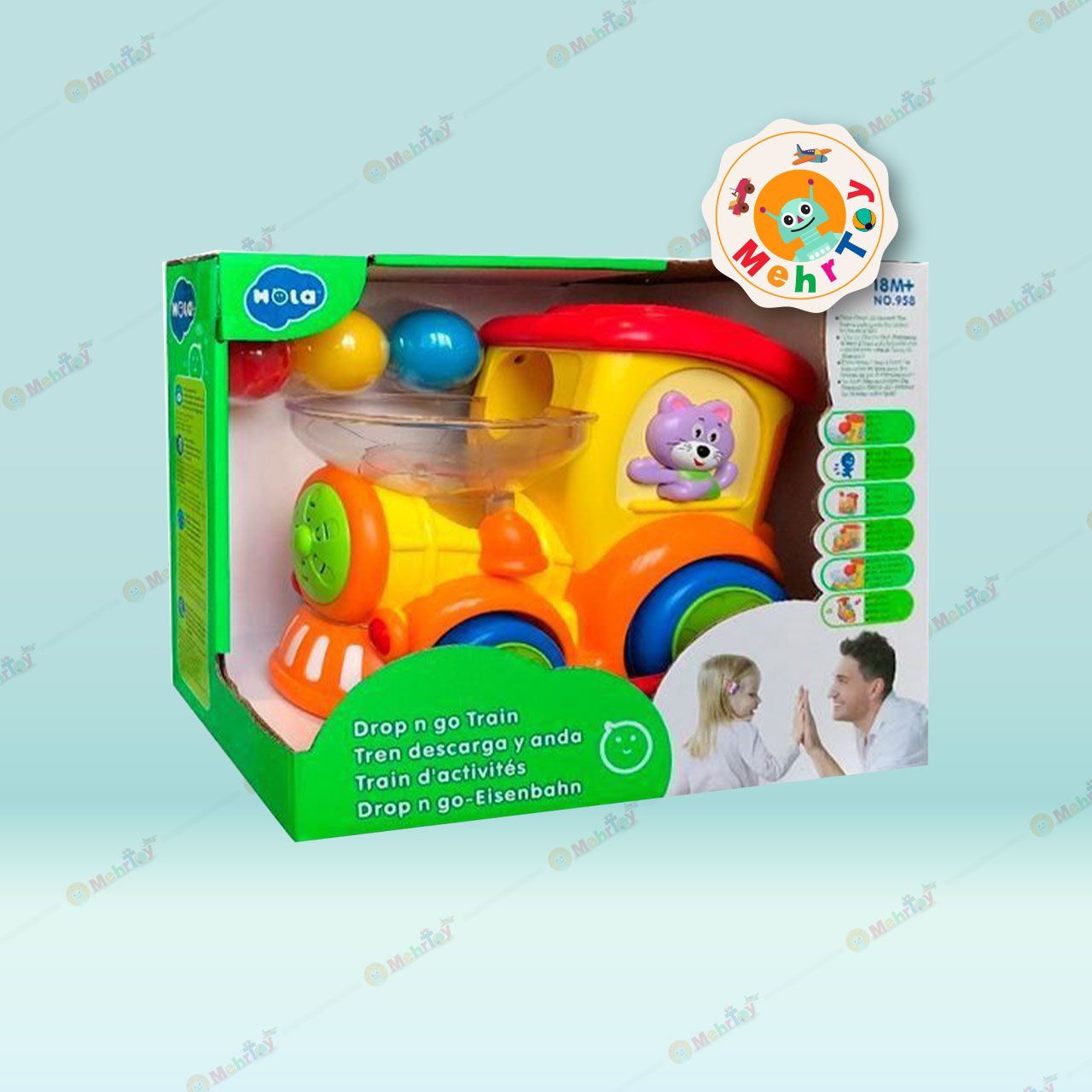 958 اسباب بازی قطار موزیکال هولا تویز